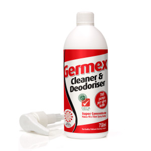 Germex Cleaner Deodoriser Super Concentrate is a Germicidal Detergent